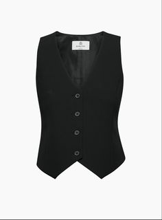 Fitted V-neck Vest With Button Closure, Classic Workwear Vest With Buttons, Tailored Workwear Vest With Buttons, Tailored Buttoned Vest For Workwear, Classic Fitted Vest For Layering, Fitted Vest For Spring Workwear, Fitted Vest For Workwear In Spring, Chic Fitted Sweater Vest For Work, Classic Workwear Vest With Button Closure