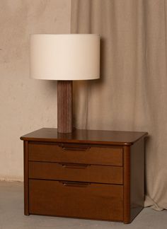 Fluta Table Lamp in Walnut Wood by Simone & Marcel Table Lamps Rattan Lamp Shade, Ceramic Furniture, Contemporary Light Fixtures, Classic Aesthetic, Wood Lamps, Drum Lampshade, Duvet Bedding, Vintage Wallpaper, Floor Lights