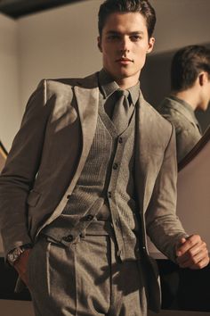 Purple Label, Gentleman Style, Suit Fashion, Suit And Tie, Character Outfits, Pre Fall, Well Dressed, Look Cool, Male Models