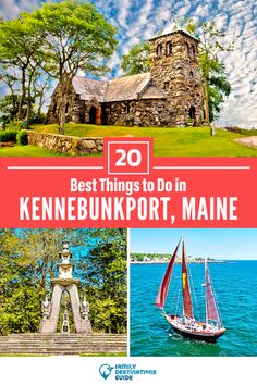 the best things to do in kennebunkport, maine with text overlay