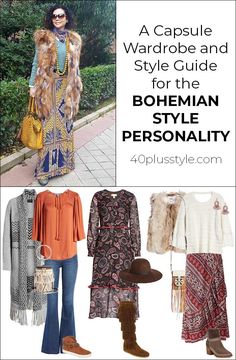 Bohemian Style Clothing For Older Women, Dressing Boho Over 50, Sophisticated Boho Fashion, Bohemian Outfit Ideas Casual, Bohemian Look Outfits, Capsule Wardrobe Boho Chic, Boho Style Outfits Over 40, Boho Over 50, Boho Professional Style