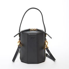 Luxury Leather Bucket Bag With Gunmetal Hardware, Black Bucket Bag, Mini Crossbody Purse, Bucket Handbags, Mini Bucket Bags, Black Crossbody Purse, Barrel Bag, Mini Bucket, Handbags Affordable