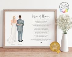 For designs with more than two characters, check out our best-selling bridesmaids listing:- https://prettyuniqueprints.etsy.com/listing/1482685849 ✾ Digital Downloads - Use Voucher Code ✾  If selecting 'Digital Download' please use the voucher/discount code 'DIGITALDOWNLOAD' to remove the postage costs when ordering. This only applies to International orders. ✾ How Do I Personalise My Order? ✾  Scroll through the images to see the personalisation options available for your chosen design. Select Bridesman Gifts, Man Of Honour, Wedding Print, Wedding Morning, Voucher Code, Wedding Prints, Morning Wedding, Personalised Wedding, Special Delivery