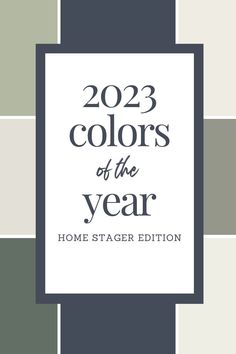 the cover of 2012 colors of the year home stager edition, with text overlaying it