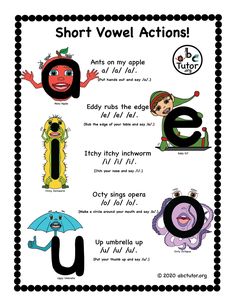 a poster with different types of cartoon characters on it's back cover, and the words short voel actions