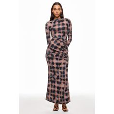 Multicolored (86% Nylon, 14% Spandex). Cocktail Dresses. Crew Neck. Long Sleeve. Pull On. Shoulder to Hemline Length: 57". Imported. Shibori Dress, Rent The Runway, Shibori, Cocktail Dresses, Cocktail Dress, Crew Neck, Spandex, Long Sleeve, Dresses