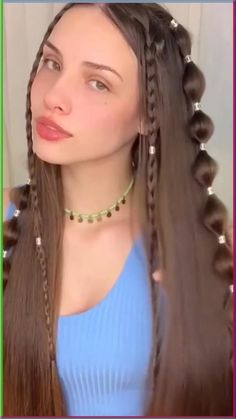 Want a chic and easy hairstyle? The Jumbo Boho Braids in a Low Ponytail are the perfect choice for 2024! This stylish look combines the elegance of braids with a relaxed ponytail, making it ideal for any occasion. Click to learn how to achieve this trendy style! #JumboBohoBraids #LowPonytail #2024Trends #ChicHairstyles #HairInspiration #BohemianStyle #EasyHair Buns And Braids, Festival Hairstyles, Diy Hair Dye, Bubble Braid, Hairstyle Examples, Summer Braids, Rave Hair, Hair Magic, Tutorial Hair