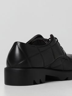 Contemporary Design  Elegant Style  Laceup  Lambskin  Padded   Calfskin Lining  Rubber Sole  Notched Sole  Made In Italy Black Brogues, Brogues Men, Brogue Shoes, Lace Up Shoes, Elegant Style, Bottega Veneta, The Struts, Derby, Calf Skin