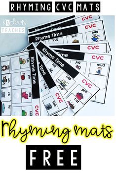 the rhymeg mats are free for kids to use