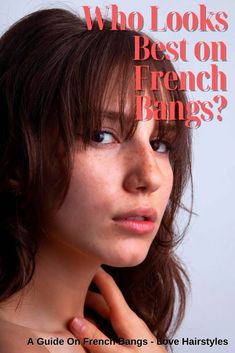 French Bangs: Everything You Need to Know Before Getting the French-Inspired Fringe ★ How To Style Bangs With Glasses, Bangs Thick Wavy Hair, Haircut With Glasses, Round Face Hairstyles Long, French Fringe, Oval Face Bangs, Fringe Bangs Hairstyles, French Bangs, French Haircut