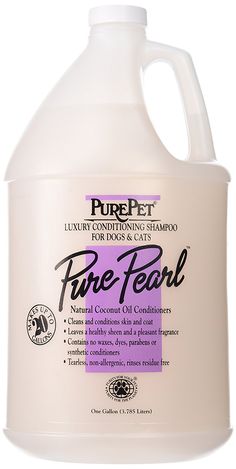 pure pet pure pearl shampoo gallon