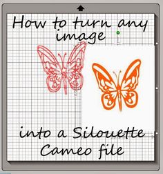 how to turn any image into a silhouette camera file with photoshopped butterflies on it