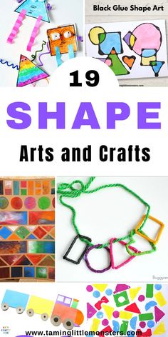 the top ten shape arts and crafts for kids