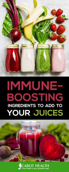 The best immune-boosting ingredients to add in your juices | Cabot Health Immune Boosting, Juice, Good Things