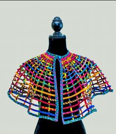 African print net  ponchos One Size Multicolor Shawl Cape, Multicolor Cape Shawl One Size, Multicolor Shawl Cape One Size, Multicolor One-size Shawl Cape, Multicolor Shawl For Summer, Multicolor Poncho Shawl With Scarf Detail, One Size Multicolor Shawl For Spring, One-size Multicolor Shawl For Spring, Multicolor One Size Shawl For Spring