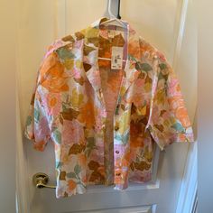 This Billabong Shirt Can Be Worn Open As A Jacket Over A Tank Or Buttoned. It Feels Like Linen And Is Very Classy But With That Summer Vibe. Pit To Pit 20”, Shoulder To Hem 24”. 100 % Cotton. Nwt. L 12-14 . Front Pocket Billabong Logo On Back. All My Items Are Probably Pre Owned Unless It Says Different, But Not Necessarily Worn. I Do My Best To Check Them Over And Point Out If I See Anything And Price Them Accordingly. I’m Not Necessarily A Big Discounter As I Try To Get The Best Deal Right Out Retro Beach Shirt For Spring, Vintage Beach Shirt For Spring, Pink Button-up Summer Tops, Pink Summer Button-up Tops, Retro Cotton Shirt For Day Out, Pink Collared Beach Top, Collared Pink Beach Tops, Pink Collared Top For Vacation, Pink Spring Vacation Shirt