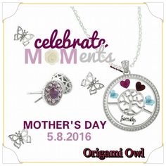 Don't forget Mom this Mother's Day! Tell her story with Origami Owl Living Lockets, charms, dangles and more! Shop: http://www.triciagallagher.origamiowl.com/ Mom Jewelry, Origami Owl, Jewelry Companies, Tell Her