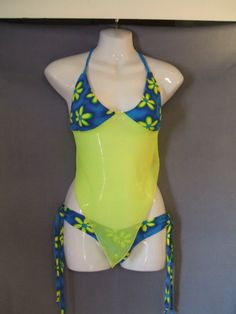 Ladies Daisey Print Halter and Tieside Booty by MakeAMillion, $35.00 Y2k Style Festival Halter Top, Y2k Multicolor Beach Tops, Gyaru Swimsuit, Butterfly Halter Top, Mcbling Swimsuit, 2000s Clothes, Cute Swimsuits, Easy Trendy Outfits, Dance Wear