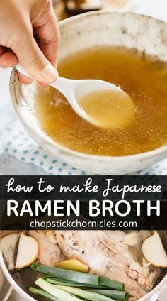 how to make japanese ramen broth