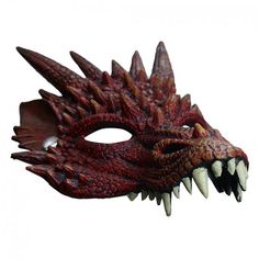 The Neptune Trading Fire & Ice Dragon Mask is a high quality costume mask fashioned like a dragon. The mask comes in either Fire Red or Ice Blue. Freddy Krueger Mask, Zombie Mask, Creepy Animals, Dragon Mask, Monster Mask, Clown Mask, Trick Or Treat Studios, Ice Dragon, Fire Breathing Dragon