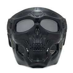 a skull mask with goggles on it