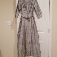 Never Worn Tags Torn Off, Beautiful Silver Long, 3/4 Length Sleeve Dress Sleeve Dress, Long Dress, Length Sleeve, Colorful Dresses, Dresses With Sleeves, Prom Dresses, Prom, Womens Dresses, Tags