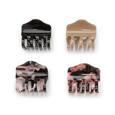 Kelly & Katie-Solid & Tortoise Hair Clip Set - 4 Pack Style your hair effortlessly with this hair clip set from Kelly & Katie. Four different colors pair with any outfit! Tortoise Hair, Adidas Fashion, Color Pairing, Hair Clip, Tortoise, Hair Clips, Free Shipping, Hair