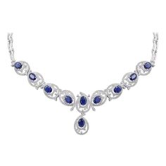 White Gold 14K Necklace Diamond 14-RND-0,25-VVS 1 Diamond 50-RND-0,4-VVS 1 Diamond 1500-RND-1,91-VVS 1 Sapphire 10-10,38ct Weight 29.78 grams Length 40 cm With a heritage of ancient fine Swiss jewelry traditions, NATKINA is a Geneva based jewellery brand, which creates modern jewellery masterpieces suitable for every day life. It is our honour to create fine jewelry, and it’s for that reason that we choose to only work with high-quality, enduring materials that can almost immediately turn into f Formal Blue Diamond Gemstone Necklace, Formal Blue Gemstone Diamond Necklace, Formal Blue Oval Diamond Necklace, Formal Blue Bridal Necklace With 17 Jewels, Drop Necklaces, Diamond Drop Necklace, Silver Link Necklace, Gold Link Necklace, Biker Quotes