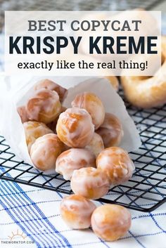 the best copycat krispy kreme recipe is exactly like the real thing