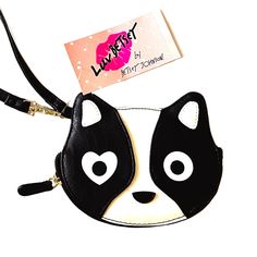 Betsey Johnson Crazy Cat Lady Card Coin Purse Item Is New With Tags Cute Kitty Face Wristlet With Glitter By Love, Betsey Zippurrr Closure Strap Can Be Attached To Backpack Or Handbag 2 Card Slots Inside 6” Width X 4.5 Height New Deadstock, Novelty, Y2k, Retro, Quirky Cute Kitty, Betsey Johnson Bags, Y2k Retro, Crazy Cat, Crazy Cat Lady, Crazy Cats, Cat Lady, Betsey Johnson, New Color