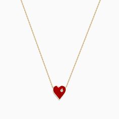 Casino 14K Yellow Gold Diamond Heart Necklace 14k Gold Necklace For Valentine's Day, Classic 14k Gold Heart-cut Necklace, Classic 14k Gold Heart Cut Necklace, Classic 14k Gold Double Heart Necklaces, Classic Double Heart 14k Gold Necklaces, 14k Gold Heart Shaped Fine Jewelry Necklace, 14k Gold Heart Charm Necklace, Fine Jewelry 14k Gold Heart Necklace, Luxury 14k Gold Necklace For Valentine's Day