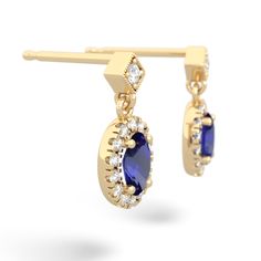 An eclectic mix of modern and antique styles with a dash of art-deco, these vivid blue lab sapphire earrings in 14K Yellow Gold are truly one-of-a-kind. {diamondcarats}, in both pave and prong settings, further enhance the uniqueness of this design. Formal Yellow Gold Lab-created Sapphire Jewelry, Classic Yellow Gold Jewelry With Lab-created Sapphire, Luxury Lab-created Sapphire Jewelry, Fine Jewelry Earrings With Lab-created Sapphire, Luxury Brilliant Cut Lab-created Sapphire Earrings, Yellow Gold Jewelry With Lab-created Sapphire Center Stone, Luxury Lab-created Sapphire Earrings With Prong Setting, Mix Of Modern And Antique, Alexandrite Earrings