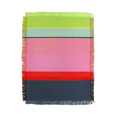 a multicolored scarf on a white background