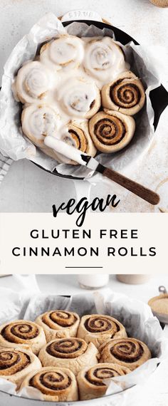 the recipe for vegan gluten free cinnamon rolls