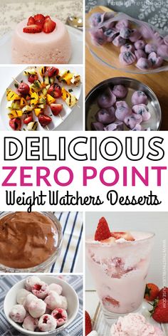 delicious zero point desserts that are easy to make