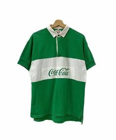 "Hello welcome my store,please came and visit my store i selling vintage stuff,streetwear,fashion designer, Please don't expect item new,this item used but  good condition Brand:Coca-cola Made origin:- Size on tag:4 Manual Measurement-(Lay Flat) Armpit To Armpit:21\"inch Length:28\"inch Happy shopping everyone,if you want to get more info i'm free for discuss just text message me. Thanks you" Hip Hop Shirts, Polo Rugby Shirt, Printed Polo Shirts, Vintage Stuff, Casual Winter Outfits, Shirt Short Sleeve, Star Shirt, Rugby Shirt, Dhl Express