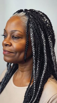 Braids for Older Black Women Over 50: 17 Elegant and Age-Defying Hairstyles to Try Embracing Natural Hair, Embrace Natural Hair