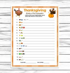 a thanksgiving printable for kids to practice their spelling and writing skills with pumpkins, turkey