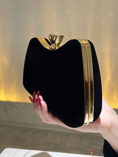 Bird in Bag - Black Rhinestone Decorative Box Bag Portable Black Evening Bag, Luxury Portable Box Bag For Evening, Black Square Bags For Party, Square Portable Box Bag For Evening, Portable Square Box Bag For Evenings, Black Handheld Box Bag For Evening, Elegant Portable Rectangular Case Bag, Elegant Black Portable Clutch, Chic Black Clutch With Rhinestones