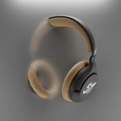 the headphones are designed to look like they have been made out of wood