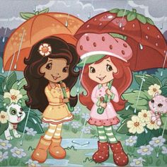 Strawberry Shortcake Stuff, Orange Blossom Pfp, Orange Blossom And Strawberry Shortcake, Strawberry Shortcake And Orange Blossom, Orange Blossom Strawberry Shortcake, Strawberry Shortcake Pfp, Strawberry Shortcake Orange Blossom, Berry Shortcake, Strawberry Shortcake Cartoon