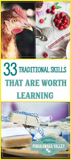 the cover of 33 traditional skills that are worth learning