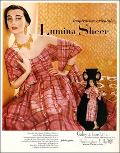 Dovima in a Galey & Lord cotton fabric dress and stole des… | Flickr Cotton Fabric Dress, Nostalgic Images, 50s Fashion, Life Size, Old Hollywood, Dress Fabric