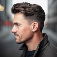 Relaxed Flow with Taper Fade Mens Hairstyles Taper, Thick Medium Length Hair Men, Mid Fade Undercut Men, Mens Haircut Faded Sides Medium On Top, Medium Length Hair Men Short Sides, Medium Length Hair Men Undercut, Mens Taper Haircut Medium, Men’s Long On Top Haircut, Men’s Hair Taper