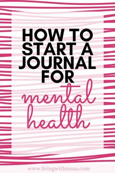 Start a journal for mental health and watch your world shift. Things To Journal About, Things To Journal, Starting A Journal, Journal For Mental Health, Journaling For Mental Health, Start A Journal, Health Worksheets, How To Control Emotions, Mind Health