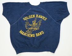 Rare VTG Hazelwood Central Golden Hawks Marching Band Sweatshirt 80s High School | eBay High School Band Shirts, High School 80s, 80s High School, School Band Shirts, High School Band, Marching Band, Band Shirts, Hawks, Brands Outlet