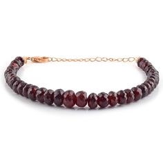 Natural Garnet Beaded Bracelet Gift 5-7 MM Apporx. Garnet Gemstone Jewelry  Shape- Roundel  Size- 5-7MM Length- 22CM Metal- Pure 925 Sterling Silver ' * 【BEAUTY FOR YOUR DECORATION】Every single bead has been manufactured in the highest of process standards; as a result, every bead comes out spectacular and glorious looking. Wide applications are waiting for you to explore, the beads are excellent for necklace, bracelets, earrings etc. * 【NATURAL GEMSTONE】---All beads are made from natural gemsto Red Rondelle Jewelry For Gifts, Red Rondelle Jewelry With Natural Stones, Garnet Gemstone Bracelet Jewelry, Red Rondelle Gemstone Beads Bracelets, Elegant Red Crystal Bracelet With Gemstone Beads, Elegant Ruby Gemstone Beads Bracelets, Red Faceted Round Bracelets, Red Faceted Elegant Bracelets, Classic Red Gemstone Bracelets