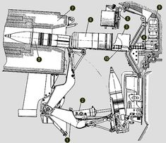 an airplane's engine is shown in this diagram