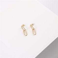 No piercing? No problem. Allergic to all metals? We got you. Introducing our newest line of clip on earrings, that will work for all types of skin types and hole-less lobes. Description: Clip-on piece has our resin, bendable piece to fit around your earlobe Metal: 18K Gold PVD Stainless Steel Size: 15mm Weight: 2g Types Of Skin, Gold Clips, No Problem, Clip On, Clip On Earrings, Skin Types, 18k Gold, Stud Earrings, Gold