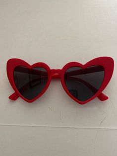 Wedding Retro Heart Red Sunglasses Guests Bachelorette Bridal Party Favor   X Click to Enlarge X X Click to Enlarge Click to Enlarge These red retro heart sunglasses are the perfect wedding or bachelorette party favor.They are stylish and premium in quality and are sure to turn heads. They are plastic sunglasses. Brand new and comes from smoke and pet free home. ITEMS LISTED AS BRAND NEW have not been tried on or handled by shoppers. They are crisp, clean, and brand, brand new. They come from a Red Sunglasses Taylor Swift, Red Heart Shaped Glasses, Heart Shaped Sun Glasses, Red Heart Glasses Aesthetic, Red Heart Sunglasses Aesthetic, Red Sunglasses Aesthetic, Heart Shaped Sunglasses Aesthetic, Heart Glasses Aesthetic, Red Aesthetic Party